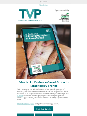 Todays Veterinary Practice - A Guide to 4 Emerging Topics in Parasitology