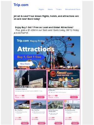 Trip Network - Weekly Travel Deals: 50% Off Flights