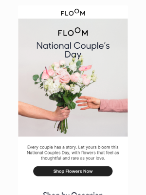FLOOM - Celebrate Your Story This Couple’s Day 👩‍❤️‍👨