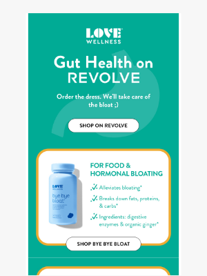 Love Wellness - We're on Revolve!