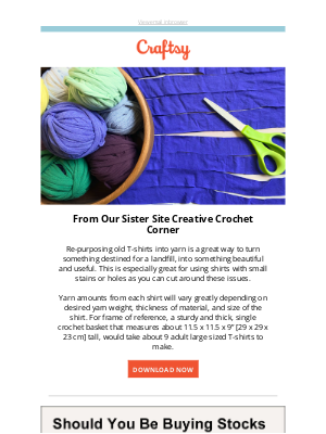 Craftsy - Making Yarn from T-shirts