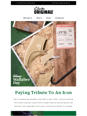 Clarks Shoes (United Kingdom) - Wallabee™ Day 2025