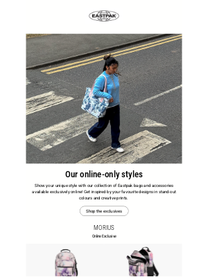 Eastpak - Exclusive styles you won’t find anywhere else