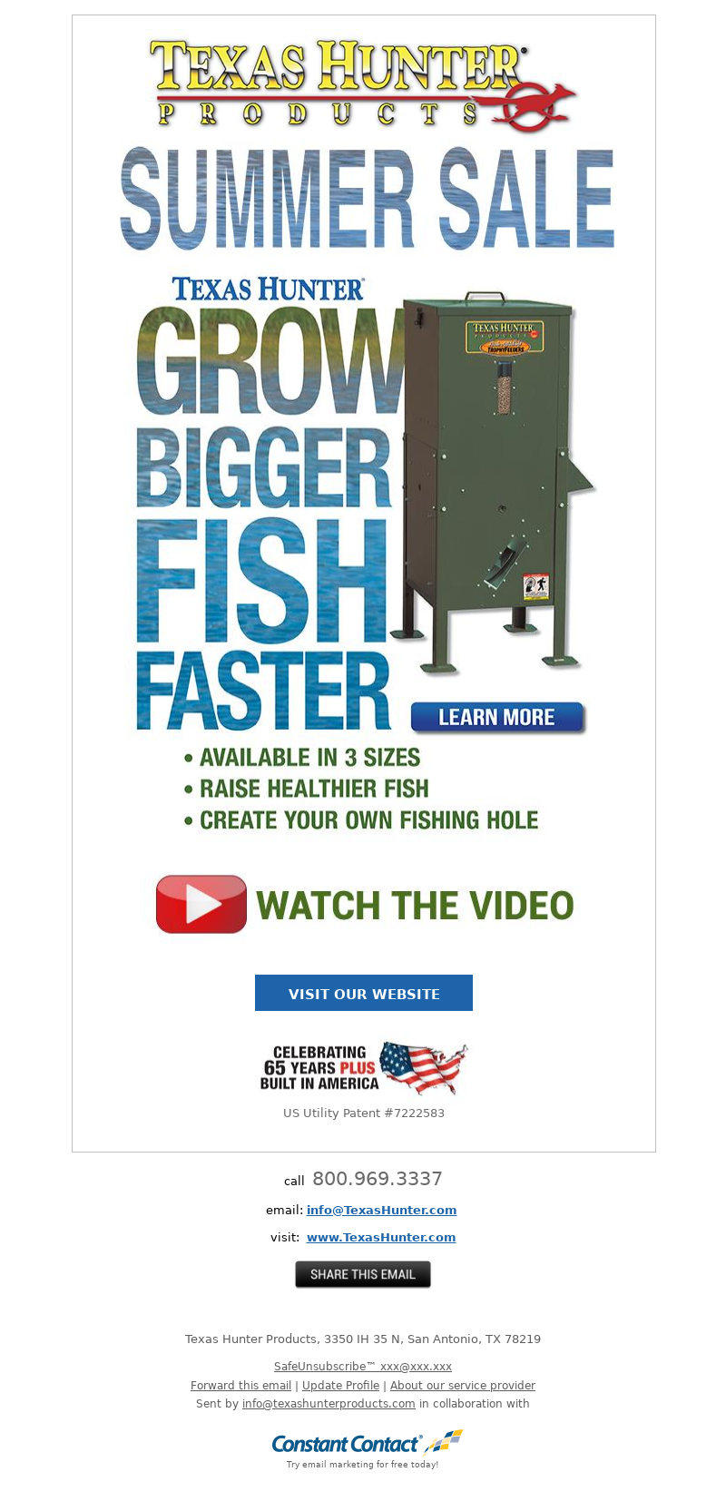 Texas Hunter Products - Grow Bigger Fish Faster