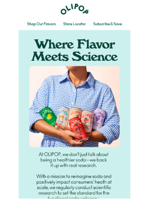 OLIPOP - The Science Behind Your Sip 🚀 🔍