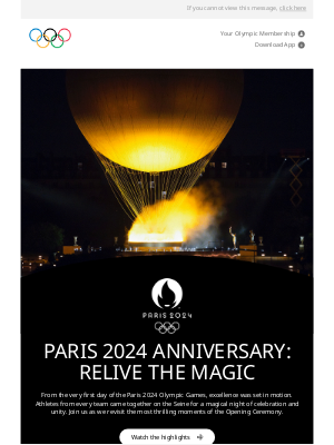 International Olympic Committee - Paris 2024: An Opening Ceremony to remember