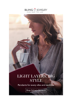 Bling Jewelry - Stack your shine with delicate pendants