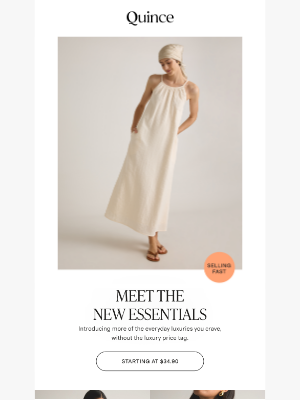 Quince - New dresses, new prints, new everything