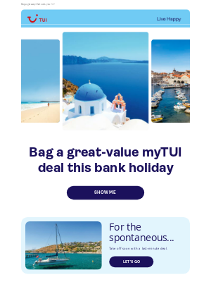 TUI (United Kingdom) - Save big with myTUI 😍