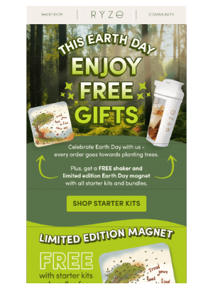RYZE - New LIMITED EDITION Earth Day Magnet