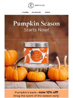 PartyLite - 🎃 It’s Pumpkin Time! 🎃
