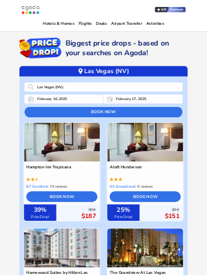 Agoda - virginia, top price drops in Las Vegas (NV), selected for you!