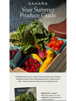 Sakara Life - Re: Your Next Farmer’s Market Trip