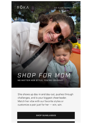 ROKA - Mother’s Day: We’ve got her list.