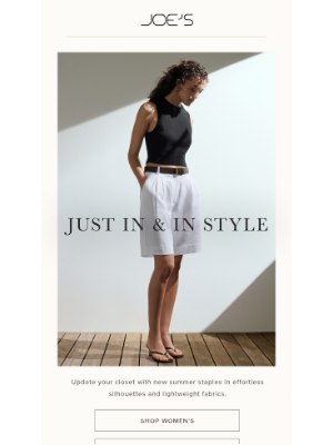 Joe's Jeans - New for Summer