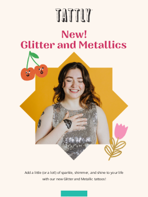 Tattly - NEW! Glitter and Metallics 