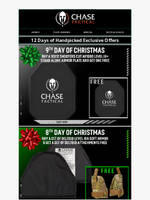 Chase Tactical - Chase Tactical's 12 Days of Christmas - Day 9