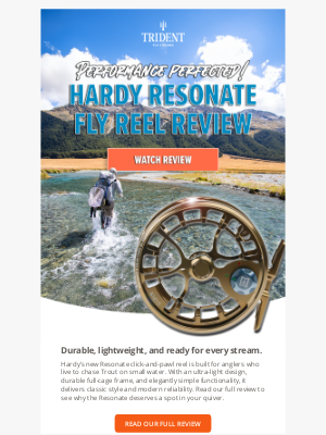 tridentflyfishing.com - Hardy Resonate Fly Reel: Performance Perfected!