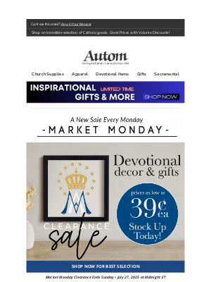 Autom - Last Chance: Market Monday Savings End Soon!