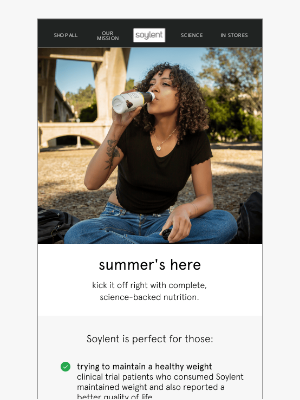 Soylent - have a perfect summer