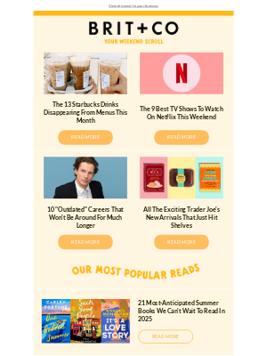 Brit + Co - ICYMI: Our Top March Reads 💌
