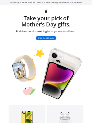 Apple - Celebrate Mother’s Day with great gifts from Apple. 🌸