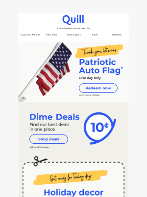 Quill - Big Savings Await: $20 Off  + Dime Deals!