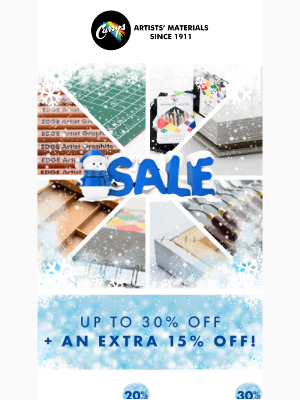 Curry’s Art Store (Canada) - Extra 15% Off Everything❄️