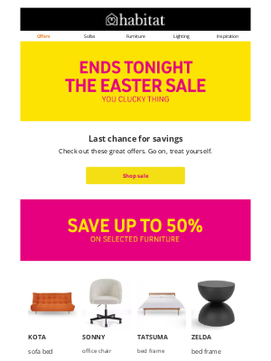 Habitat (United Kingdom) - We're treating you to up to 50% off. Have you shopped our sale yet? Create a space you love... 💗