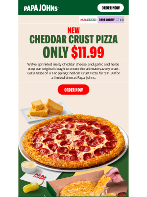 Papa John's - Get to the cheddar 🧀