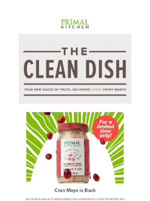 Primal Kitchen - The Clean Dish: Fall Flavors