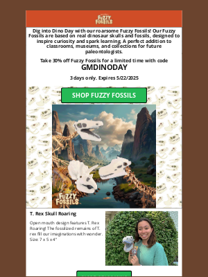 GIANTmicrobes - Dig This: Dino Day Deals Inside! 🦖