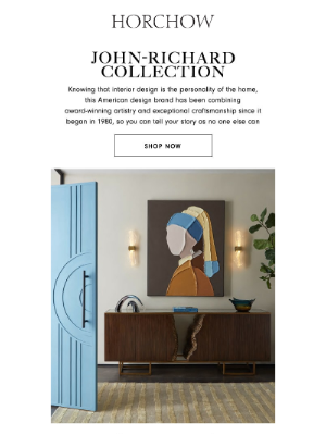 Horchow Mail Order - New John-Richard Collection furniture, decor & more