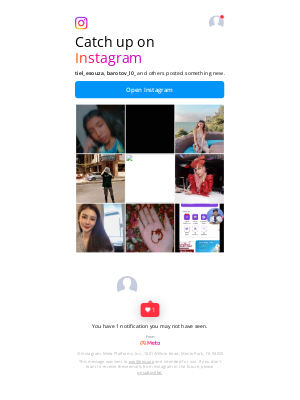 Instagram - xxx, catch up on moments you've missed