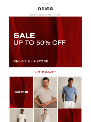 Reiss (United Kingdom) - Up to 50% Off Sale - Browse by Size