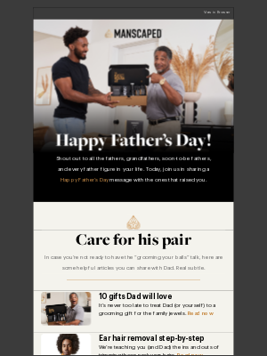 Manscaped - Happy Father’s Day from MANSCAPED