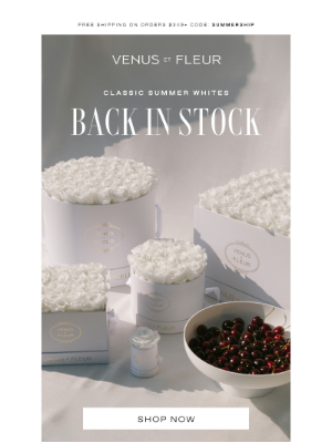 VenusETFleur - Back in Stock: Summer Whites