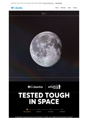 Columbia Sportswear - We're going back to the Moon!