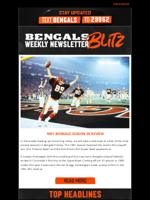 Cincinnati Bengals - Moments Worth Reliving