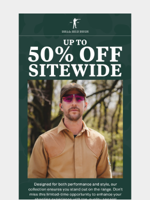 Ball and Buck - Extended Cyber Monday: Up to 50% Off Sitewide!