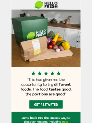 HelloFresh USA - Unpause and taste the newness