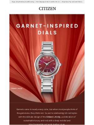 Citizen Watch Company - Regal Reds for the New Year