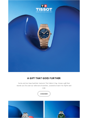 Tissot Watches - Skip the socks this Father's Day