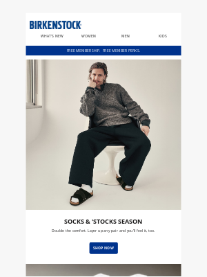 Birkenstock - September calls for Socks & ‘Stocks