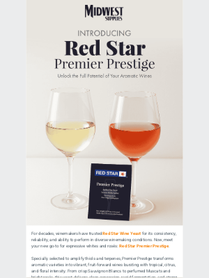Midwest Supplies - 🔑Unlock Intensity in Your Aromatic Whites & Rosés