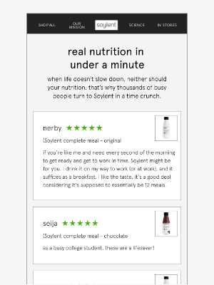 Soylent - too busy to eat? not anymore.