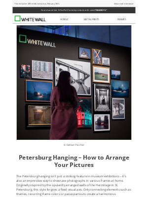 WhiteWall - Artful Picture Wall: How to Hang a St. Petersburg Picture Wall Successfully