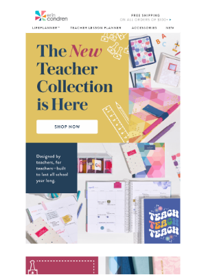 Erin Condren - The Wait Is Over—Teacher Lesson Planners Are Here!