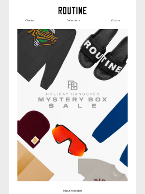 Routine Baseball - Holiday Hangover Mystery Box Sale 🎁 🎄