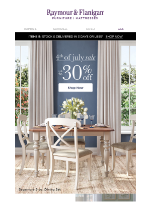 Raymour & Flanigan Furniture - Make your home the perfect backdrop for summer celebrations